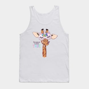 Unicorn Giraffe Dreams Come True Tank Top